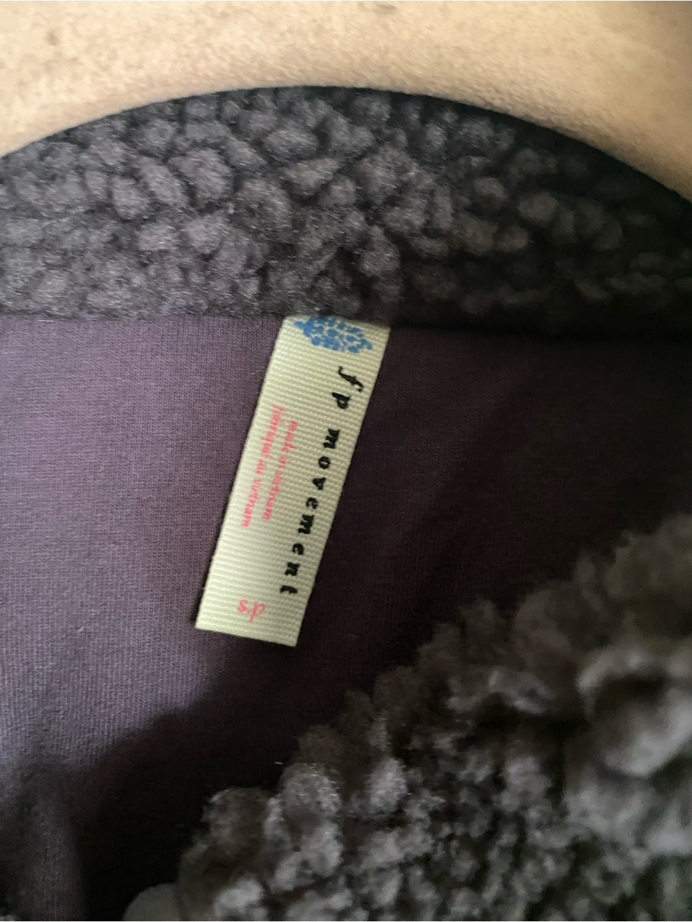 Free People Hit The Sloped Fleece Jacket Size Small - Picture 5 of 10